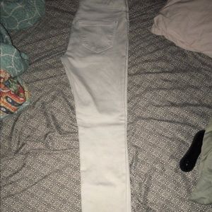white jeggings size L